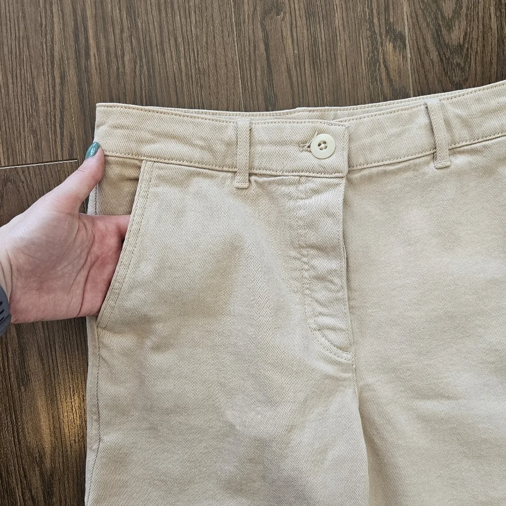 Aritzia Wilfred Free High-Waisted Twill Modern Cargo Pant Birch Size 4 - Picture 5 of 10